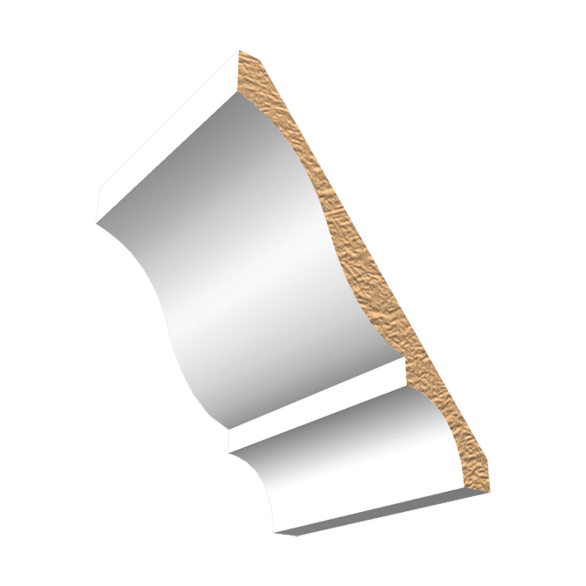 #43 | Crown Pine Primed Molding | 7" Tall x 11/16" Thick x 16 LF