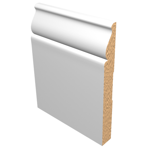 PICK UP TODAY | #5163 | Baseboards Pine Primed | 16 Foot Painted Wood Boards |