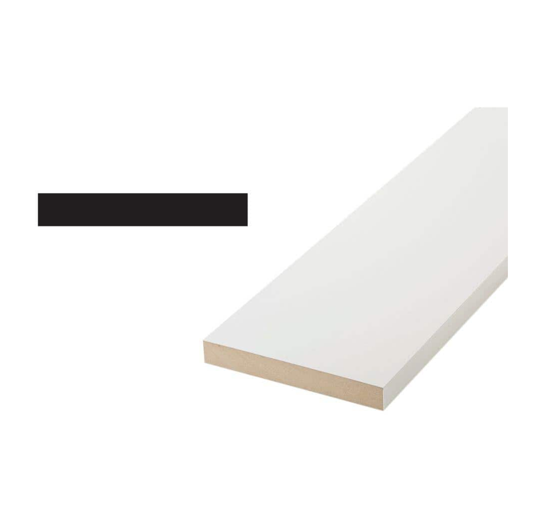 PICK UP TODAY | #8 Flat | Baseboards Pine Primed | 16 Foot Painted Wood Boards
