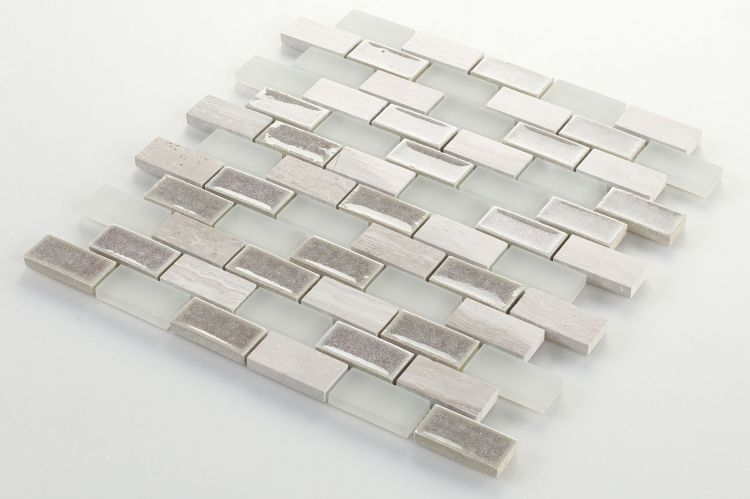 New | Brick | Beige | Mosaic Sheet Tile | Interior Walls & Shower Walls