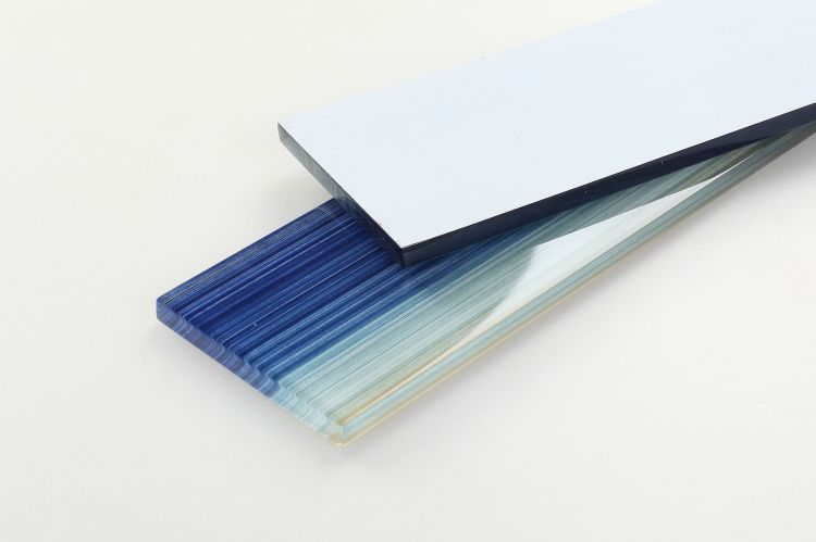 New | Glass | Dark Blue & Light Blue | Mosaic Sheet Tile | Walls, Shower Walls, Pools & Pool Liners