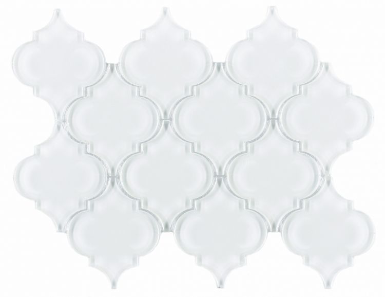New | Spade | White | Mosaic Sheet Tile | Interior Walls, Shower Walls, Pools & Pool Liners