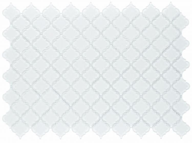 New | Spade | White | Mosaic Sheet Tile | Interior Walls, Shower Walls, Pools & Pool Liners