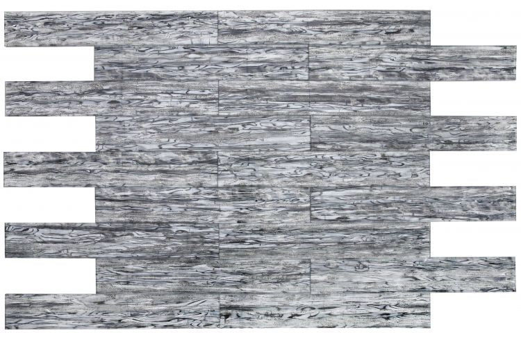 New | Subway Glass | Grey | Mosaic Sheet Tile | Interior Walls & Shower Walls