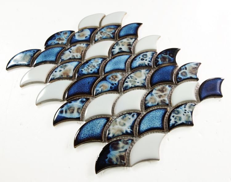 New | Scale | Blue & White | Walls, Interior Floors, Showers, Pools & Pool Liners