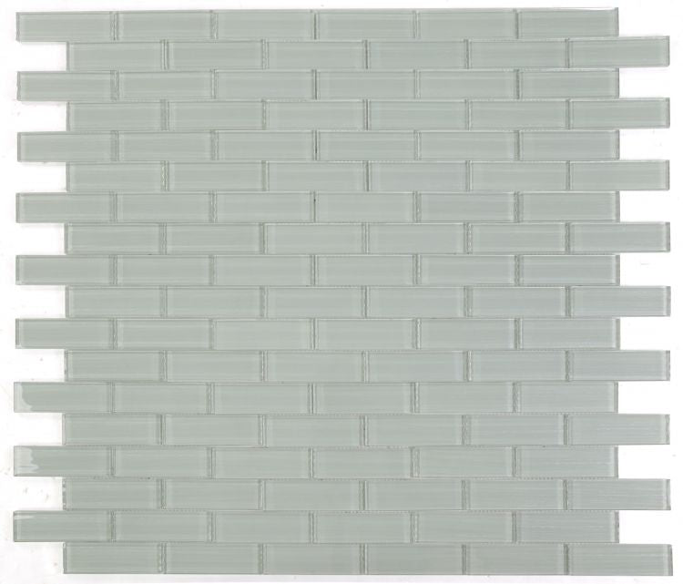 New | Subway Glass | Gray | Mosaic Sheet Tile | Walls & Shower Walls
