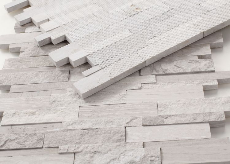 New | Linear | Beige & Brown | Mosaic Sheet Tile | Walls & Shower Walls