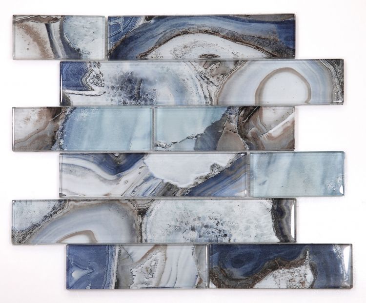 New | Subway Glass | Blue & Light Blue | Interior Walls & Shower Walls