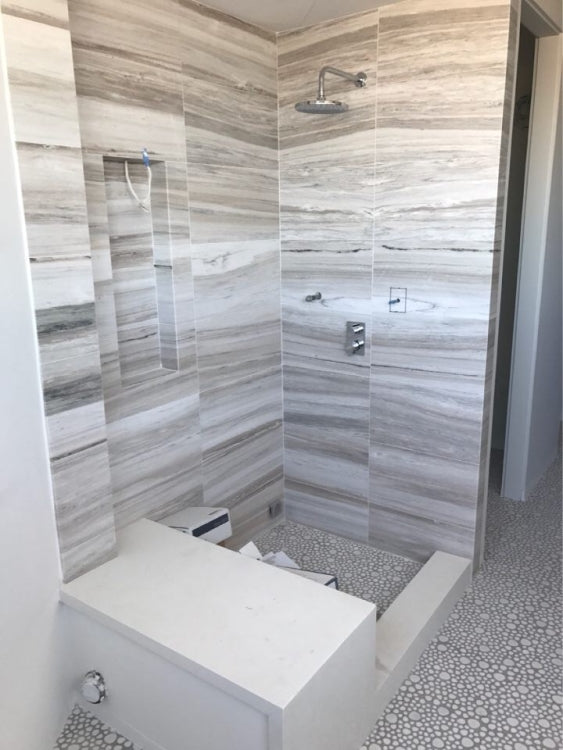 New | Pebble | White | Mosaic Sheet Tile | Walls, Interior Floors, Showers, Pools & Pool Liners