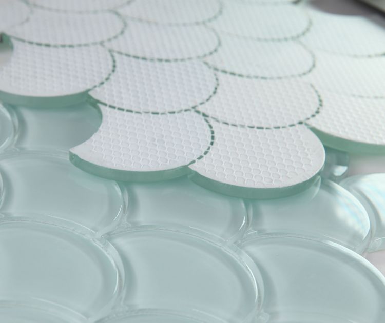 New | Scale | Turquoise | Mosaic Sheet Tile | Walls, Shower Walls, Pools & Pool Liners