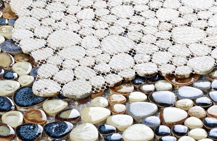 New | Pebble | Beige, Blue & Yellow | Walls, Interior Floors, Showers, Pools & Pool Liners