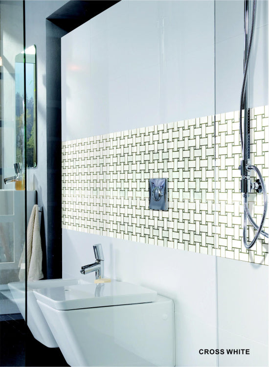 New | Windmill | White | Mosaic Sheet Tile | Walls, Interior Floors & Showers