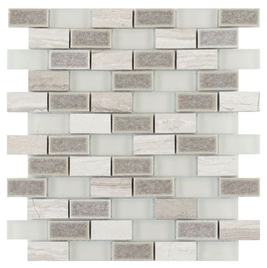 New | Brick | Beige | Mosaic Sheet Tile | Interior Walls & Shower Walls