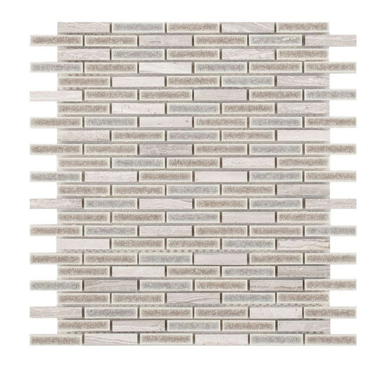 New | Linear | Beige | Mosaic Sheet Tile | Interior Walls & Shower Walls