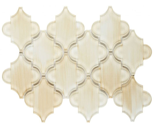 New | Spade | Tan & White | Mosaic Sheet Tile | Interior Walls, Shower Walls, Pools & Pool Liners
