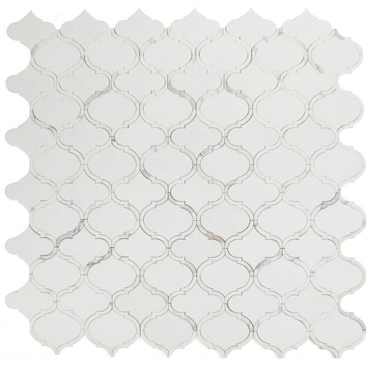 New | Spade | Cream & Marble | Mosaic Sheet Tile | Interior walls, Interior Floors & Showers