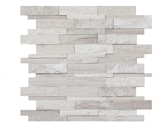 New | Linear | Beige & Brown | Mosaic Sheet Tile | Walls & Shower Walls