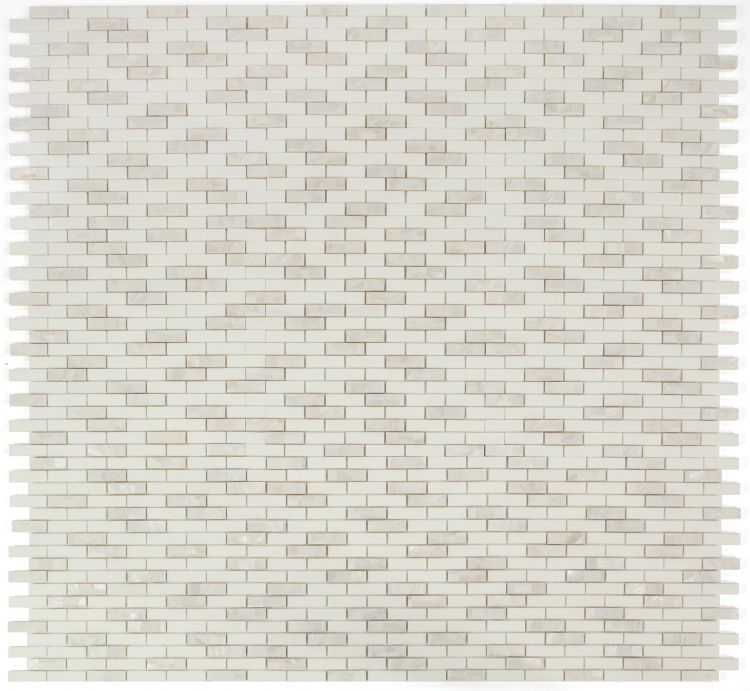 New | Linear | White | Mosaic Sheet Tile | Interior Walls & Shower Walls