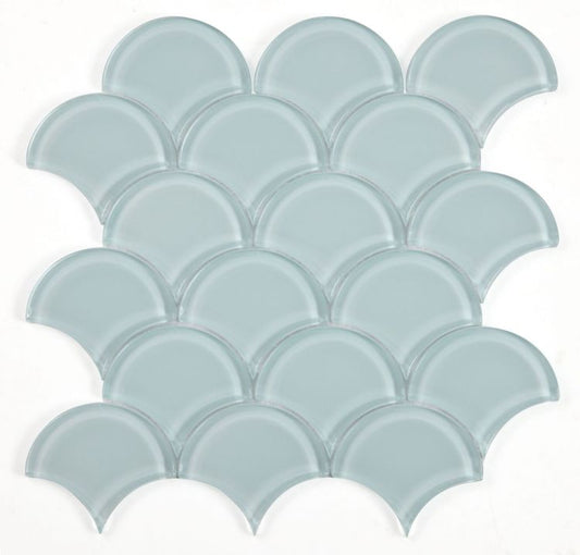 New | Scale | Turquoise | Mosaic Sheet Tile | Walls, Shower Walls, Pools & Pool Liners