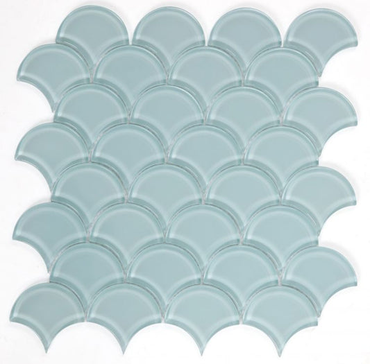 New | Scale | Green & Blue | Mosaic Sheet Tile | Walls, Shower Walls, Pools & Pool Liners