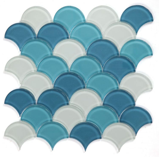 New | Scale | Blue & White | Walls, Shower Walls, Pools & Pool Liners