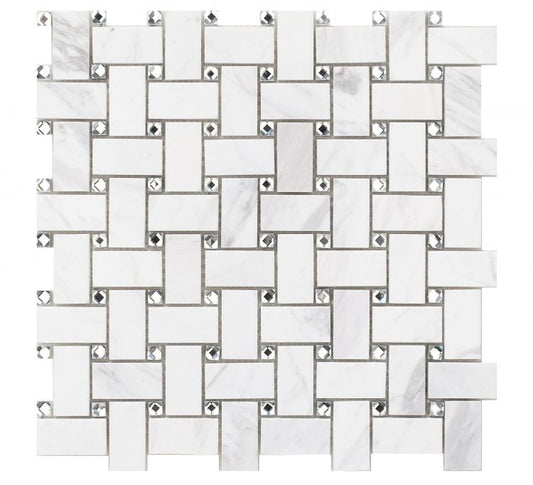 New | Windmill | White | Mosaic Sheet Tile | Walls, Interior Floors & Showers