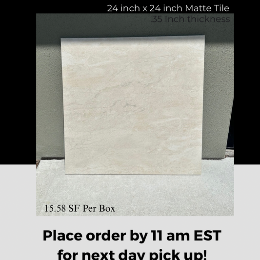 TS Debbie Relief Program | 24" X 24" Porcelain Matte Tile