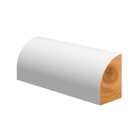 PICK UP TODAY | Quarter Round | Baseboards Pine Primed | 16 Foot Painted Wood Boards